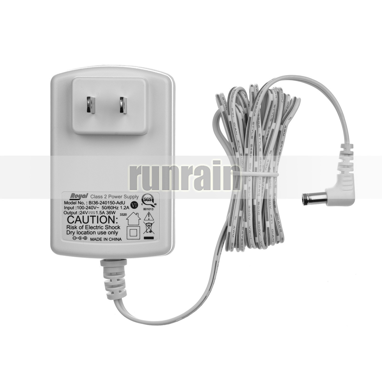 CND LED Lamp NCL01-W36D-VACU-CCN09 AC Power Adapter 24V 1.5A SK05T-2400150J