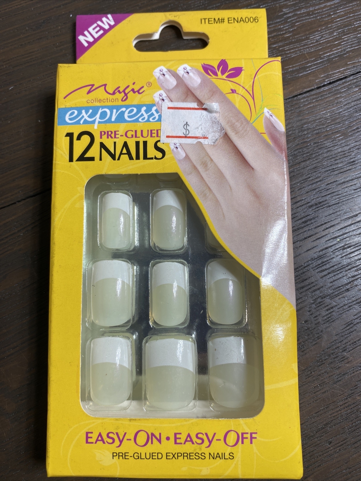 New Magic Collection Express Pre-glued 12 Nails