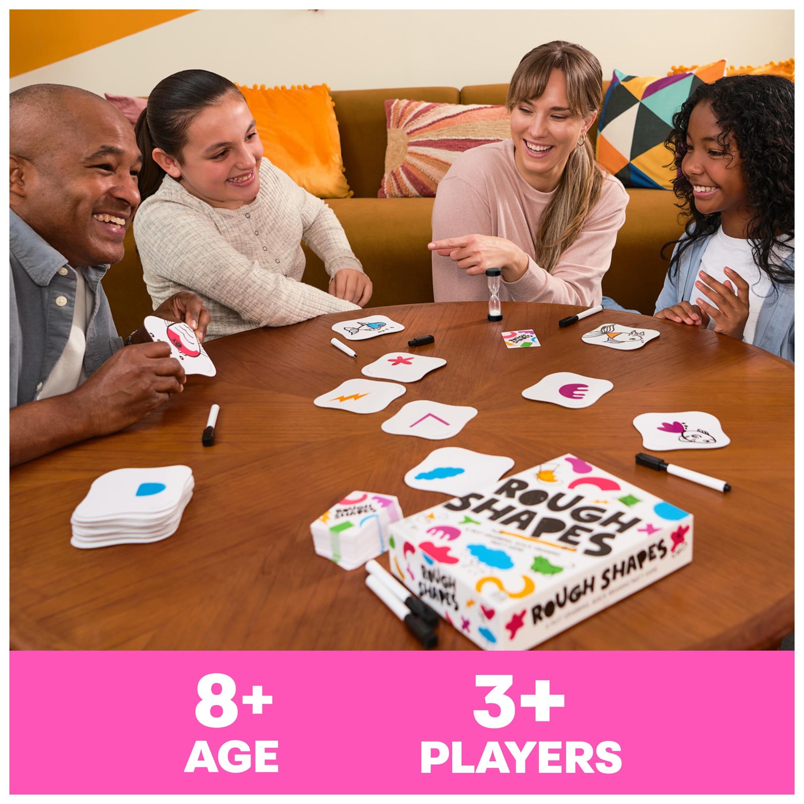 Spin Master Games, Rough Shapes, Quick-Drawing Game for Artists 1, Multicolor