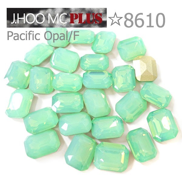 J.HOO Crystal 8610 Octagon V-Cut Fancy Rhinestones 10×8mm Nail Art (6pcs)