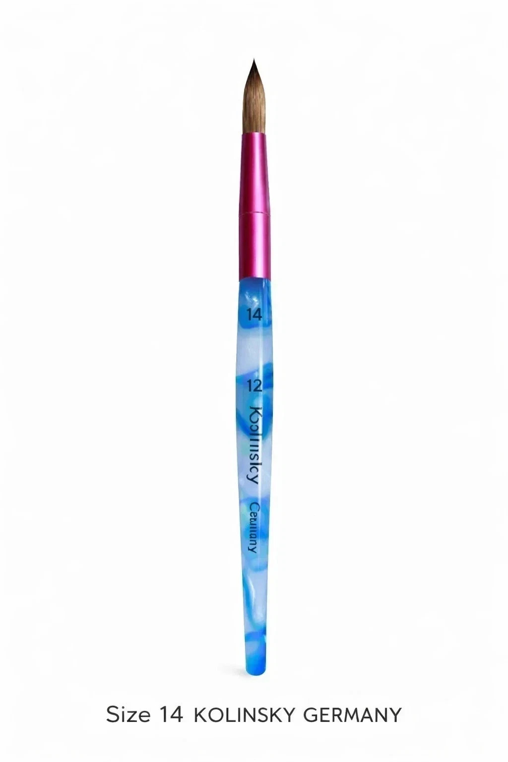 USA #1 Famous PANA Top Quality Kolinsky Acrylic Round Nail Brush – Sizes 8 To 14