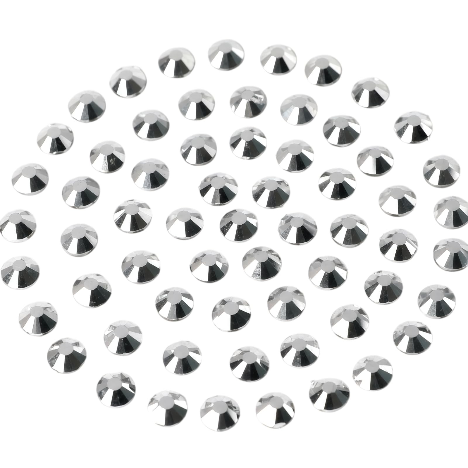 Diamonland Flatback Glass Crystal Rhinestones Rounds Gems for Bedazzling Nail…