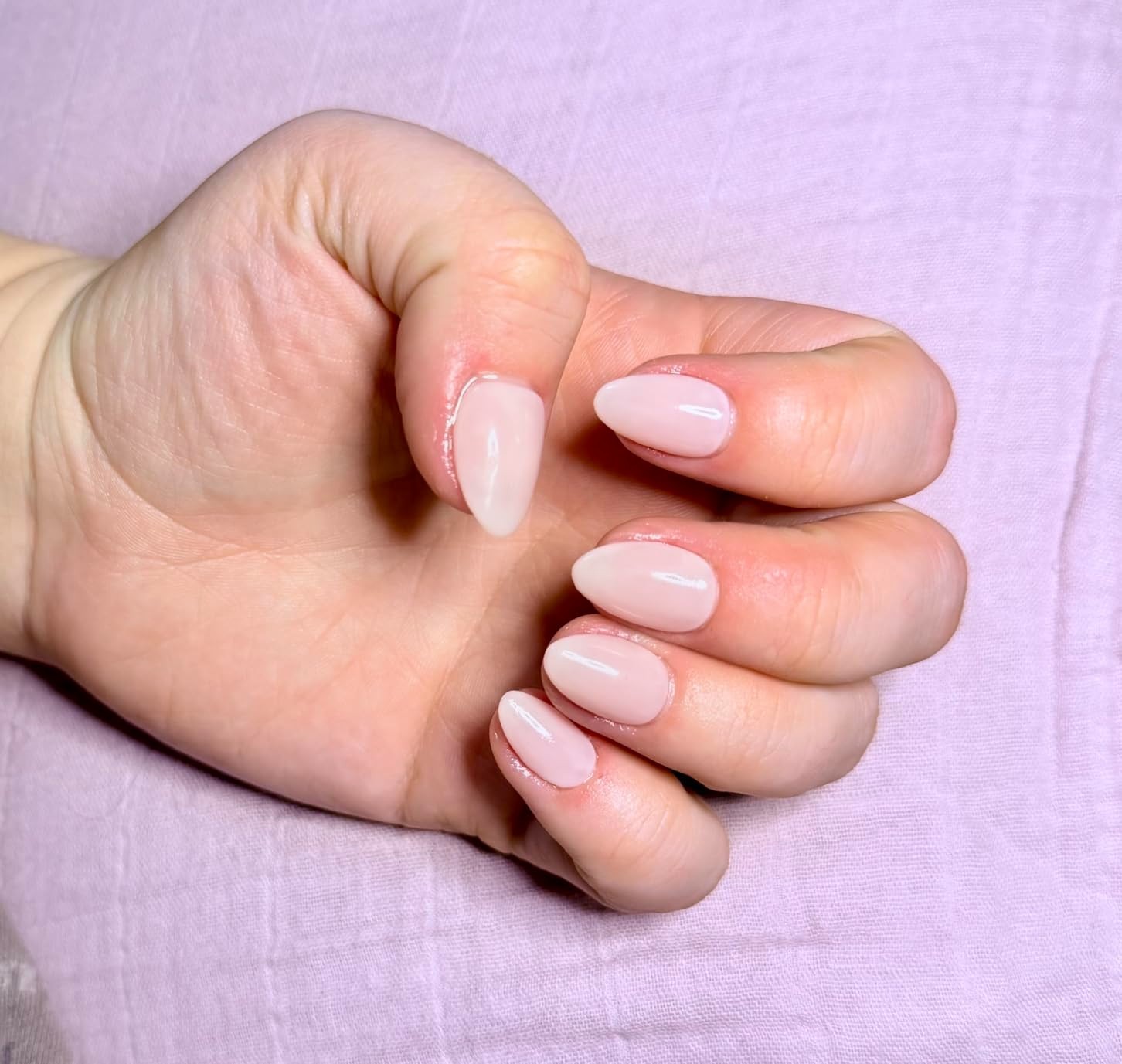 Long-lasting Extra Short Square Gel Nail Tips – No Trace, 21 Days of Perfection