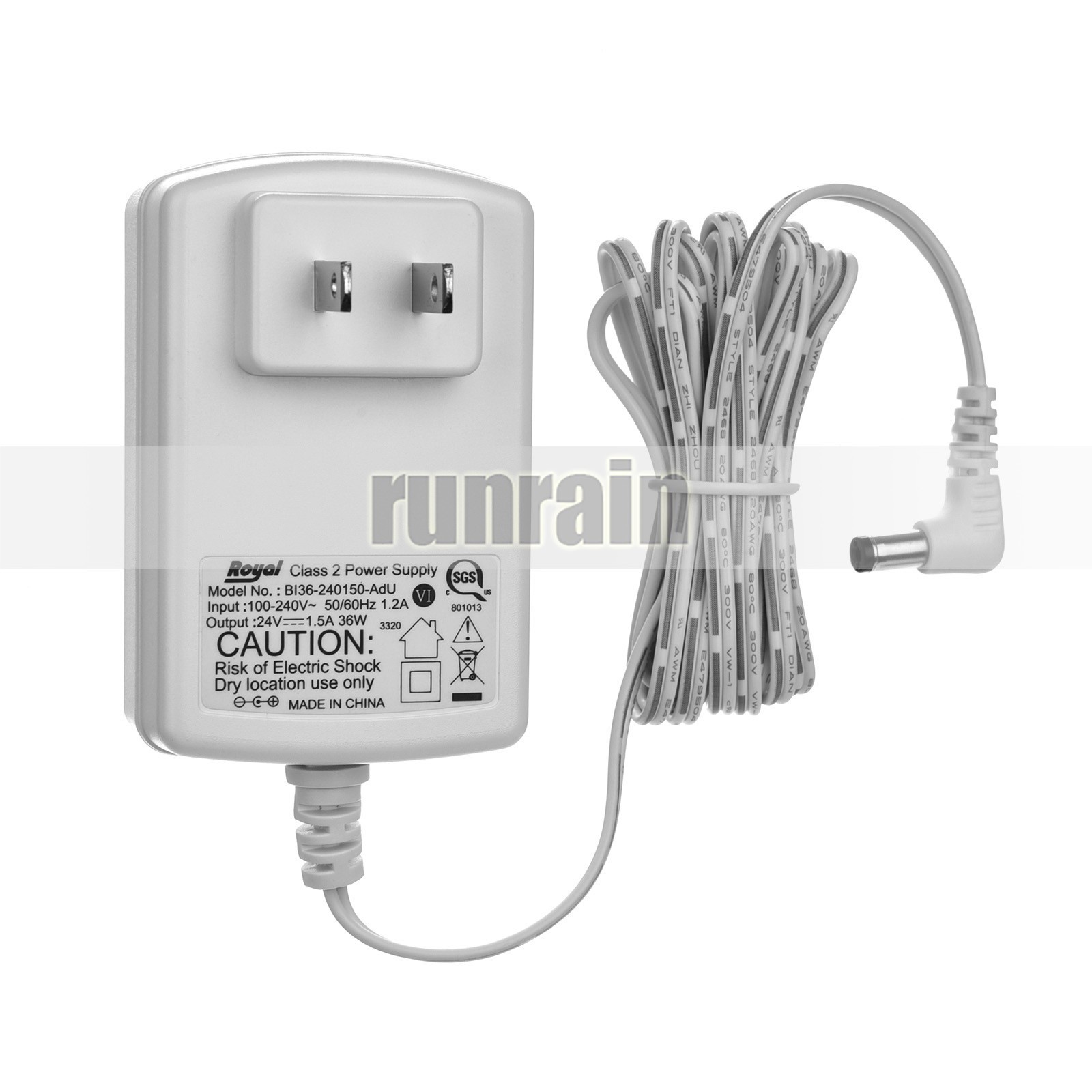 CND LED Lamp NCL01-W36D-VACU-CCN09 AC Power Adapter 24V 1.5A SK05T-2400150J