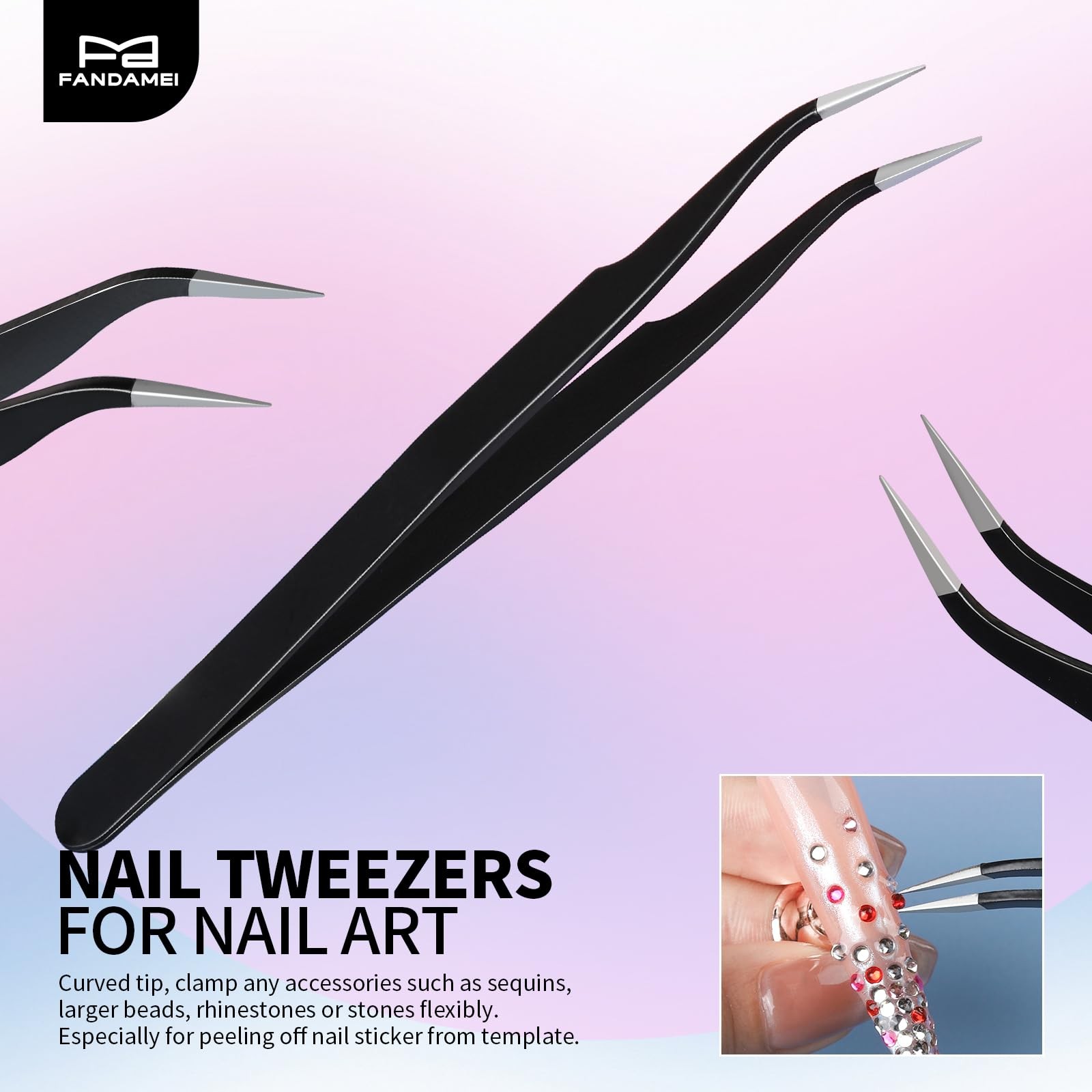 Nail Art Tools, Nail Brush, 15 PCS Nail Art Brushes, 5 PCS Nail Dotting Tool,…