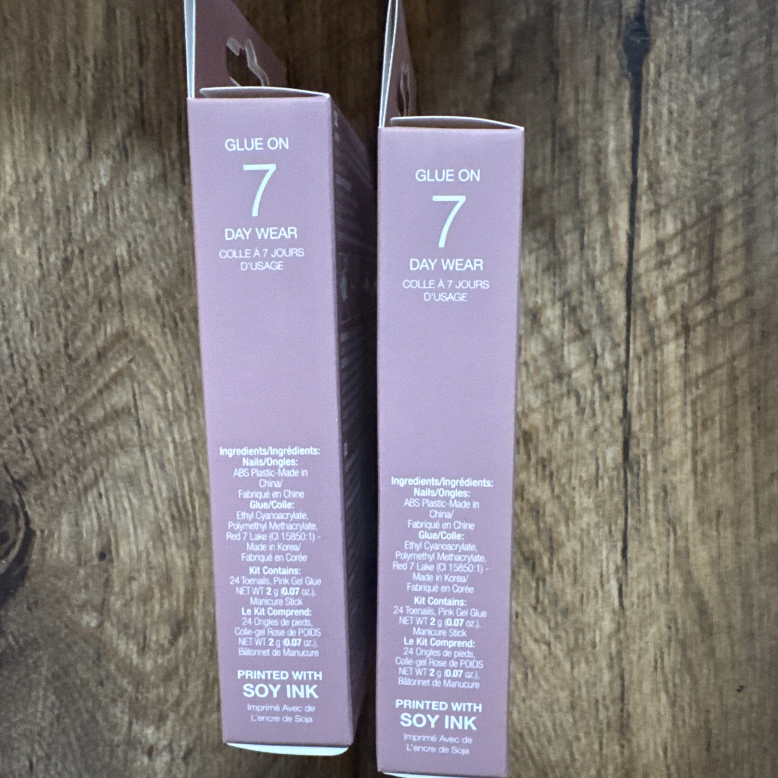 Goldfinger Color Toenails Gtw03 Wider Fit Ready To Wear Gel- Set Of 2