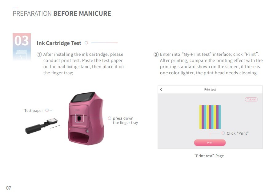 3D Touch Screen Nail Printer APP DIY Auto Nail Art Printing Machine w/ Gel Dryer
