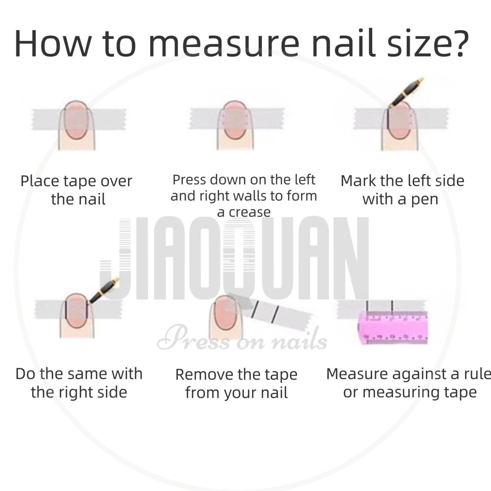 Neapolitan handmade nails-3D press on-pink white brown-ribbon star candy nail