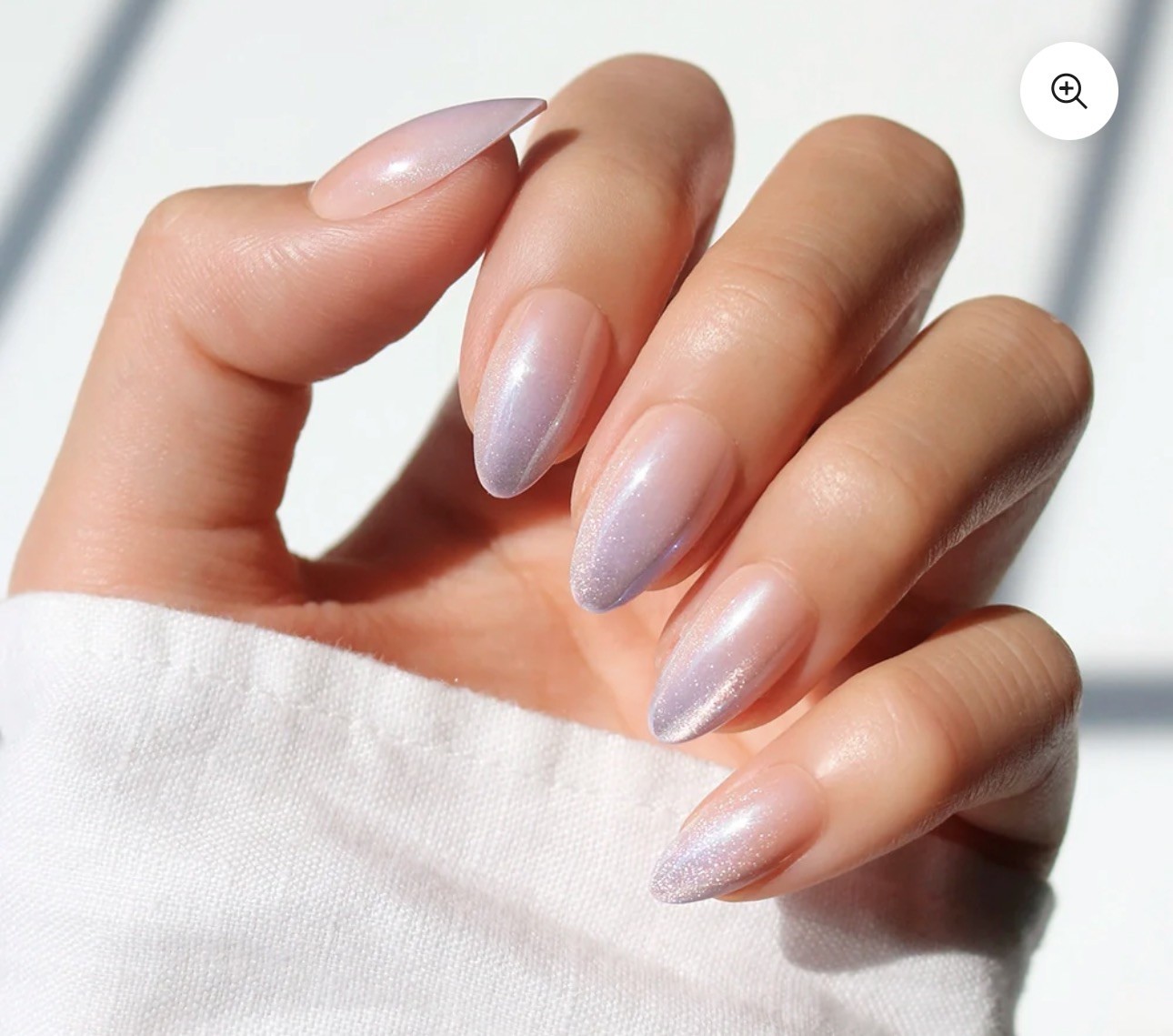 Glamnetic Press On Nails Metallic Short Almond Lot 3 Different Style Sets New