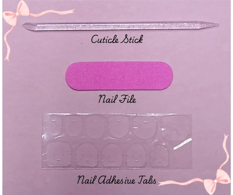 Pretty In Pink Custom Press On Nails – Back to School