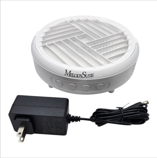 MelodySusie HPro Nail Dust Collector 3800RPM 3 Speed Portable Vacuum Fan (White)