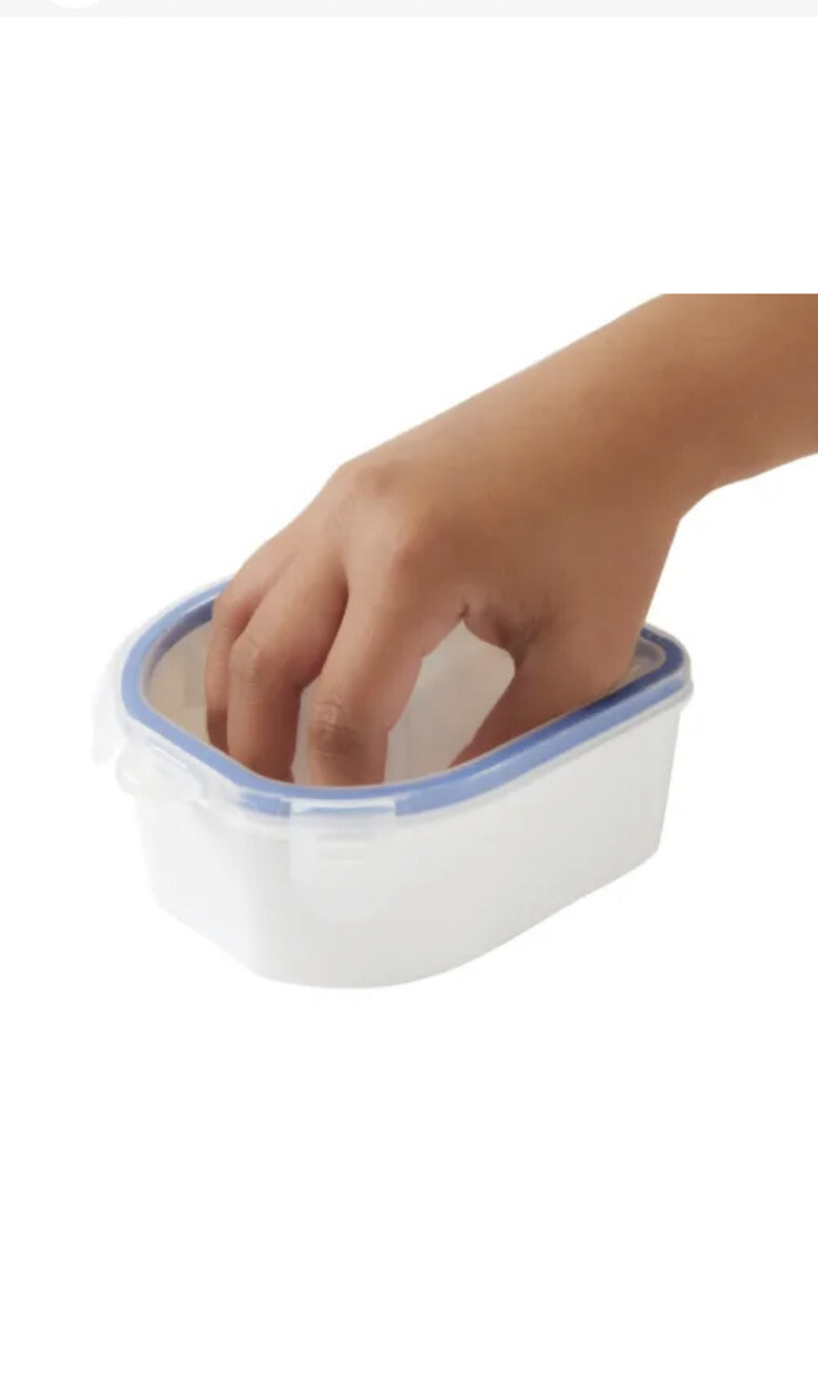 2 Pcs Nail Soaking Bowl for Manicure and Acrylic Gel Polish Remover, Blue