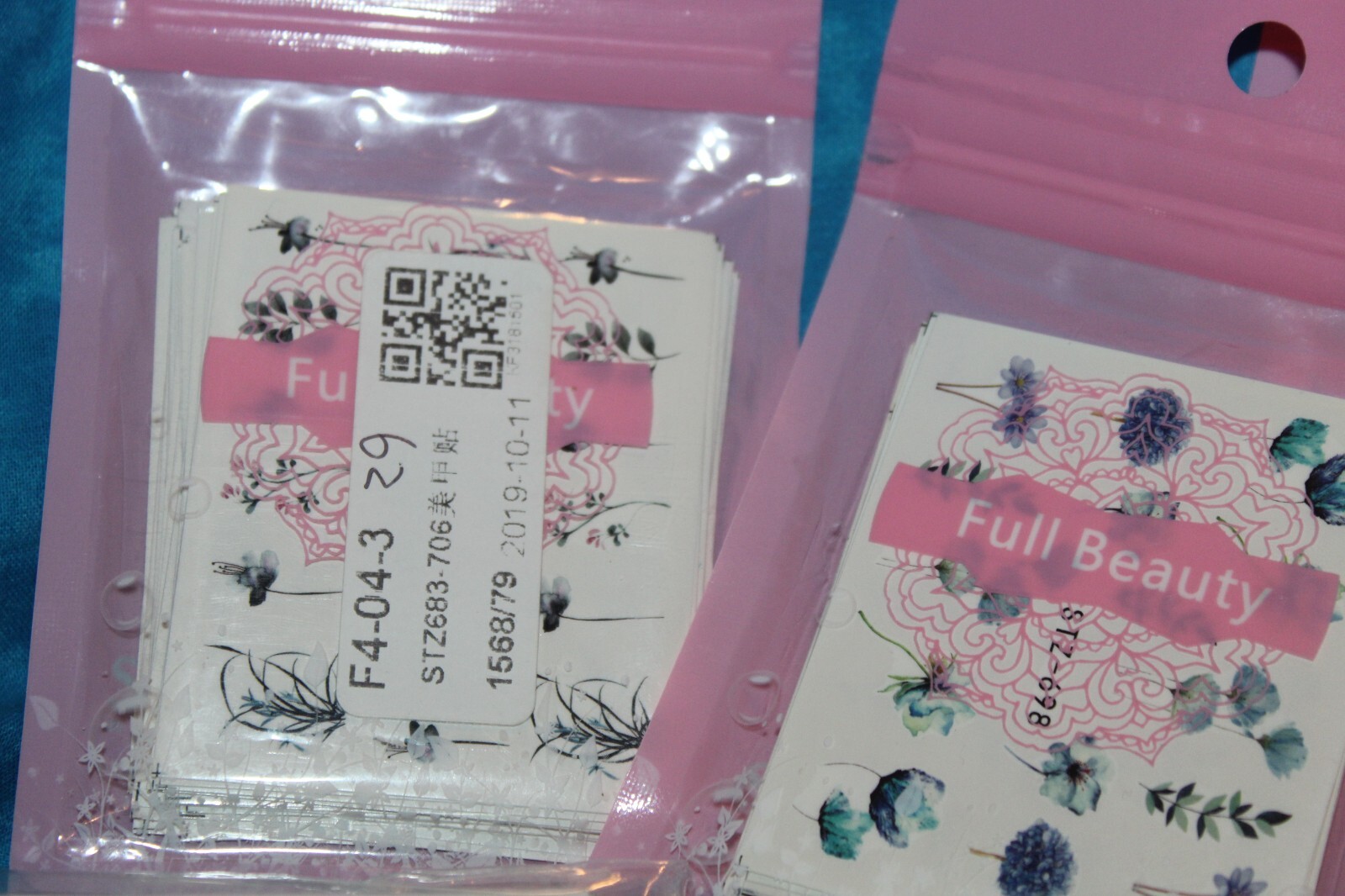 Huge Lot Of 247 Sheets Of Nail Art