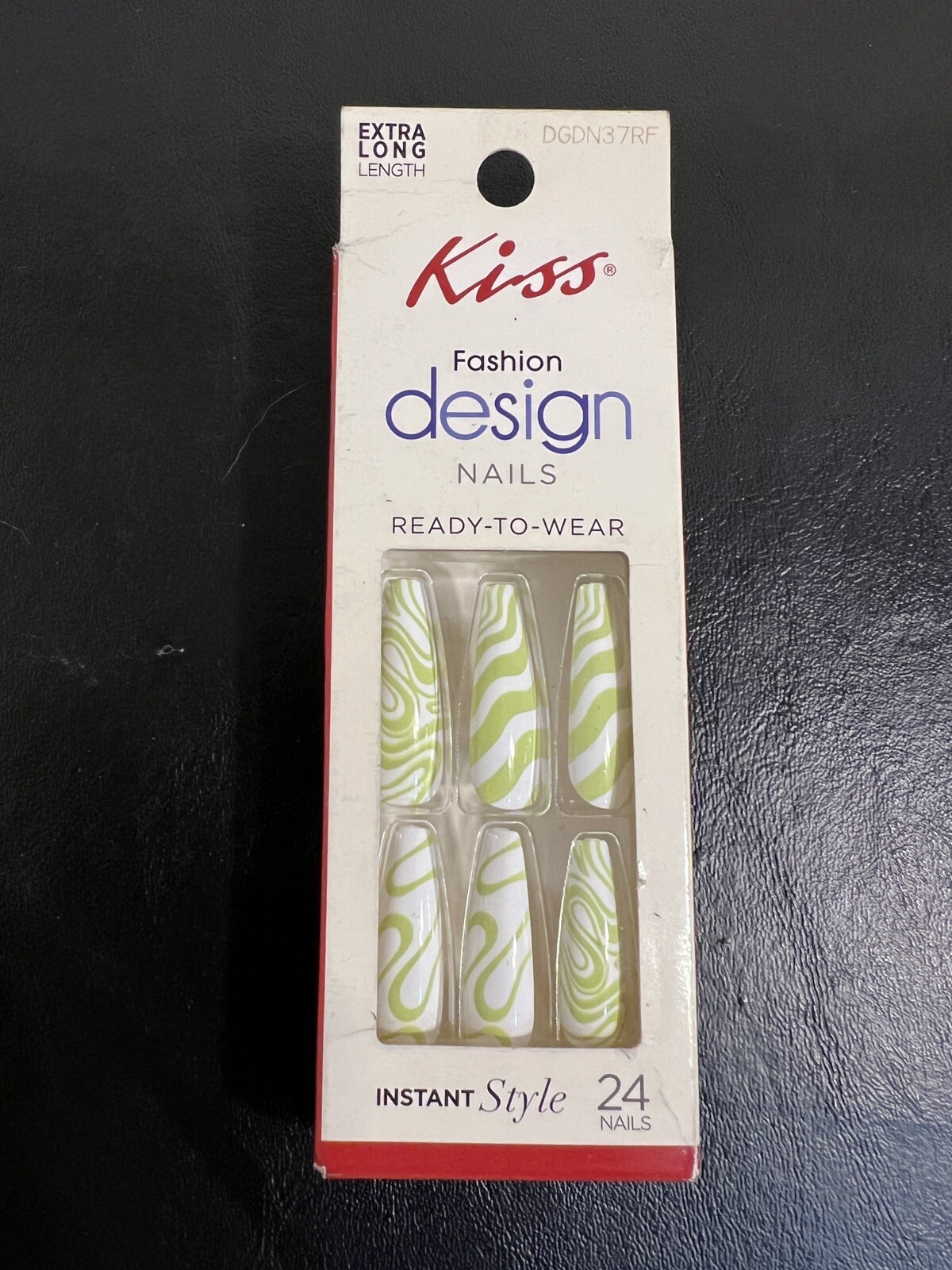 New Lot Of 8 Kiss Press-On Nails Manicure Assorted Different Jewel Jelly