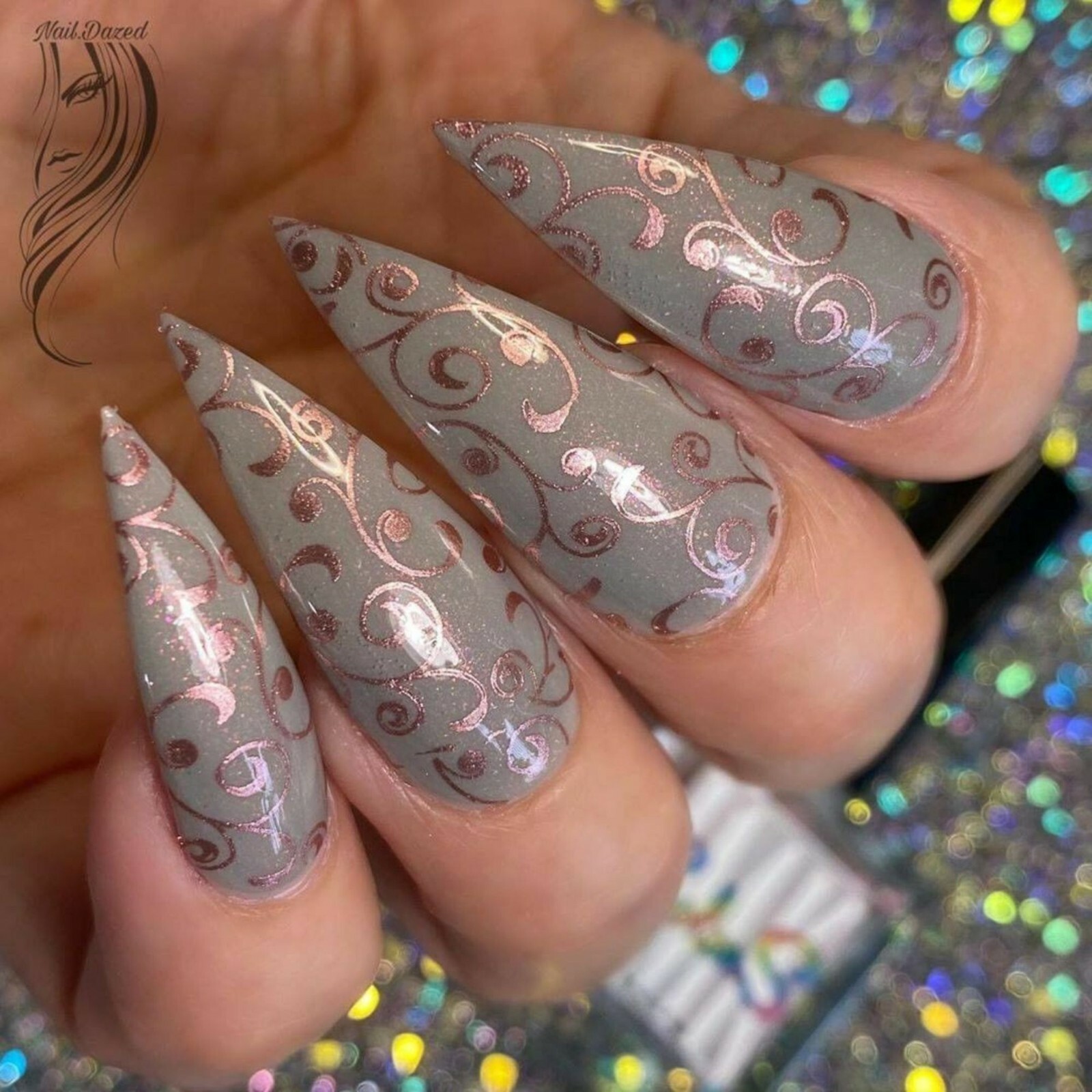 Roses are Gold Stamping Polish (Rose Gold), Nail Polish for Nail Art