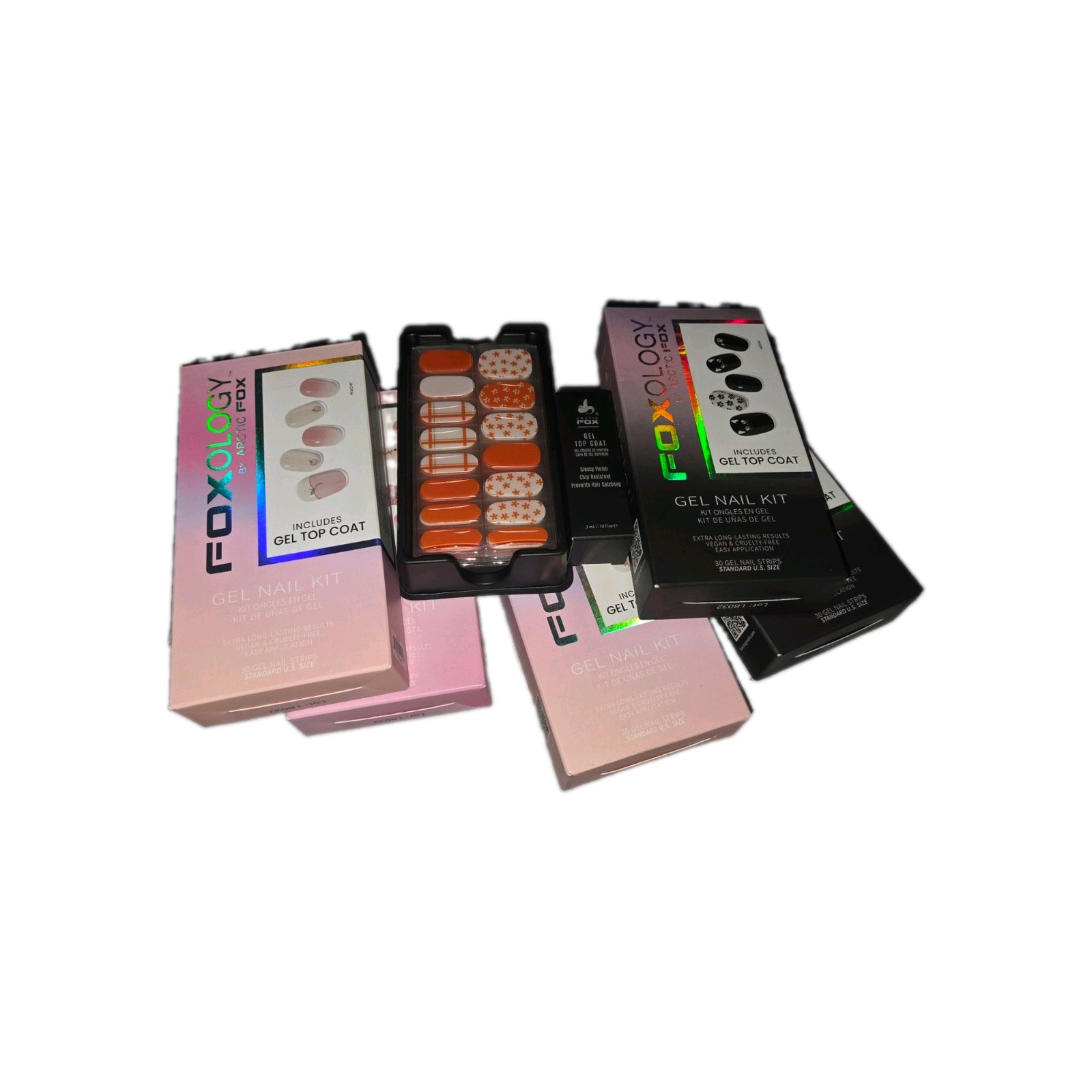 Foxology Gel Nail Kit Lot Of 6