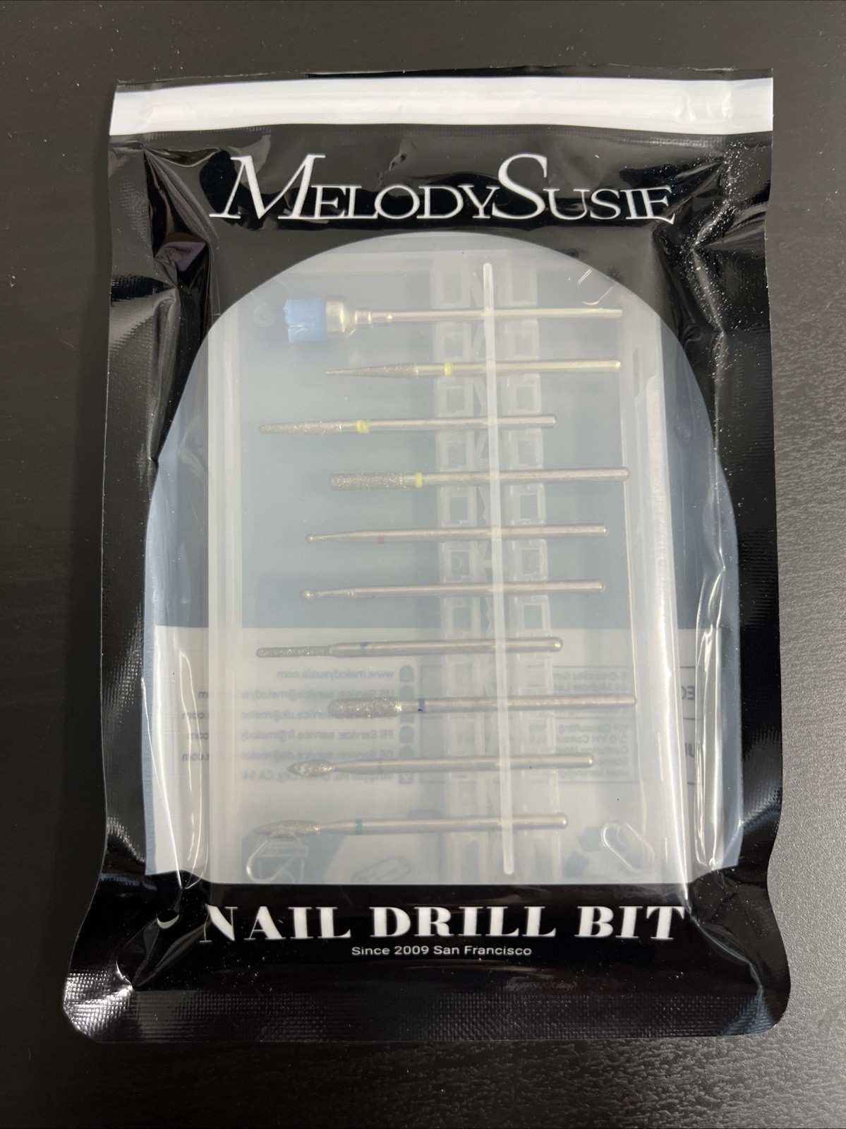 Melody Susie Nail Drill Bits 10piece and 5 Piece Total 15 PCS