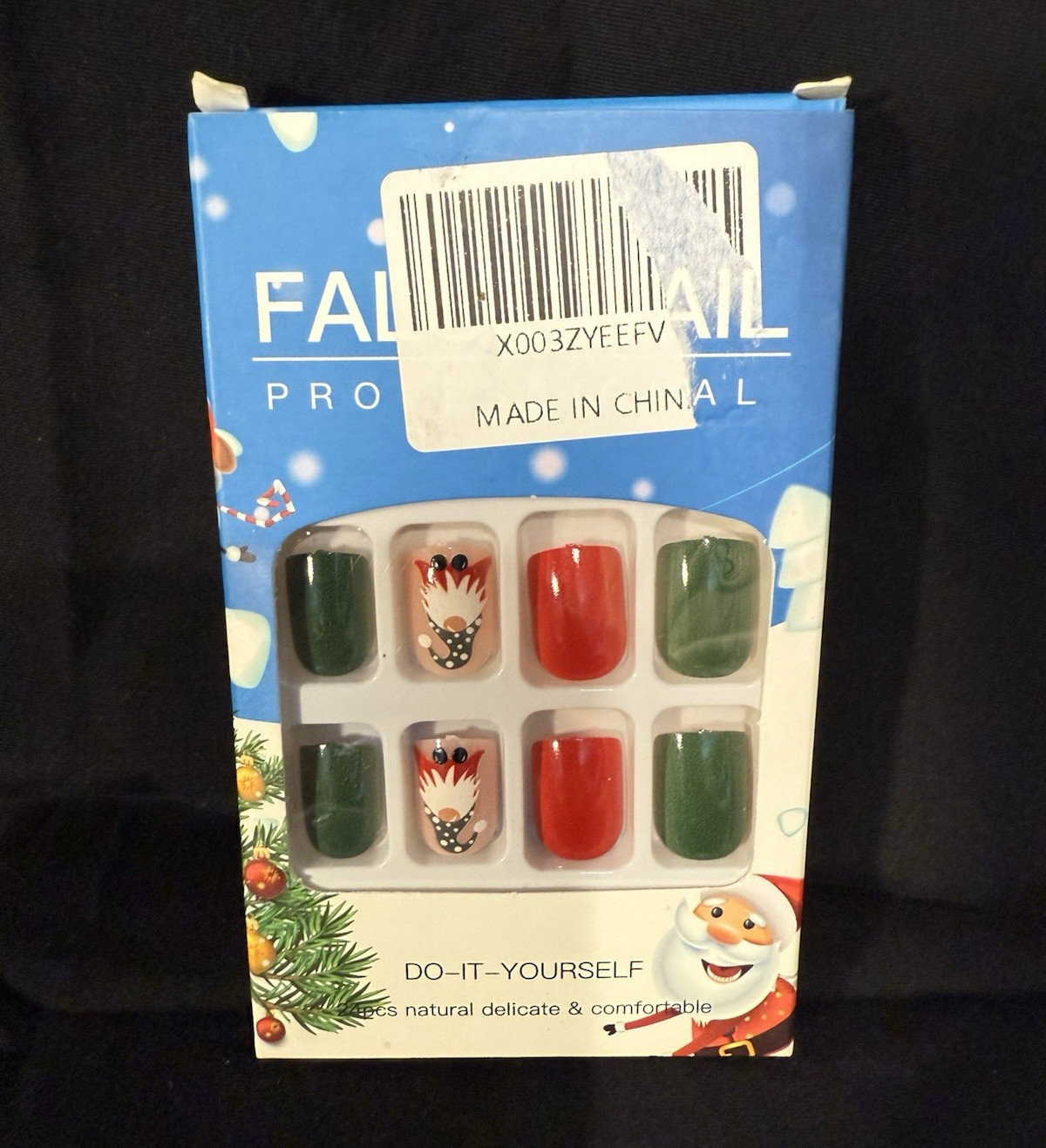 3-Pack Holiday Press-On Nails – Valentine’s, Halloween & Christmas Designs
