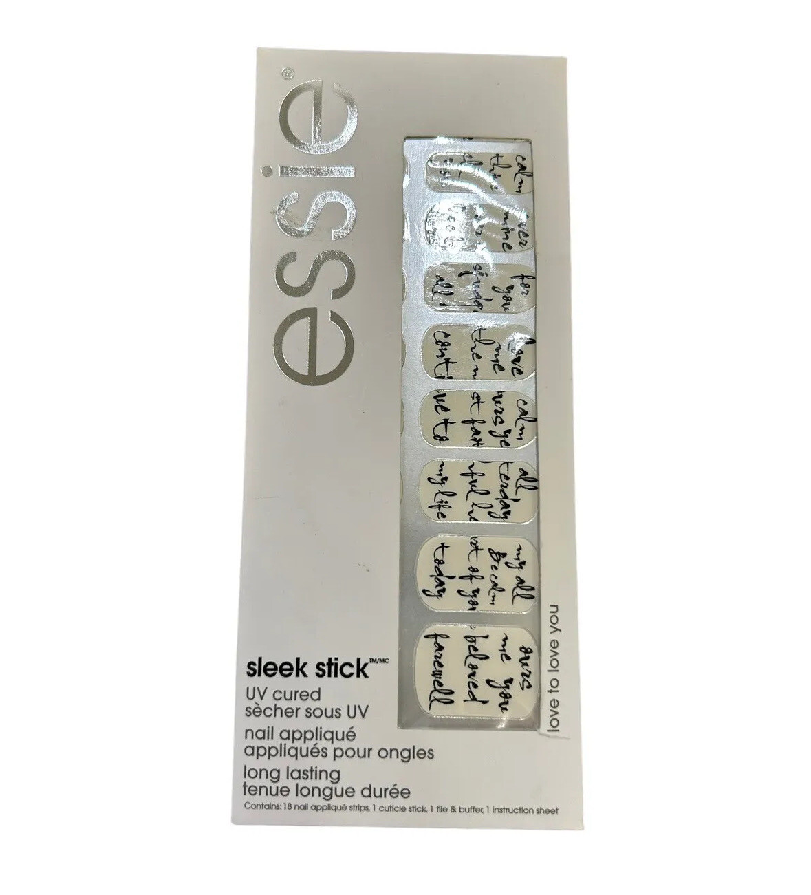 Essie Sleek Stick Nail Stickers #080 Love To Love You