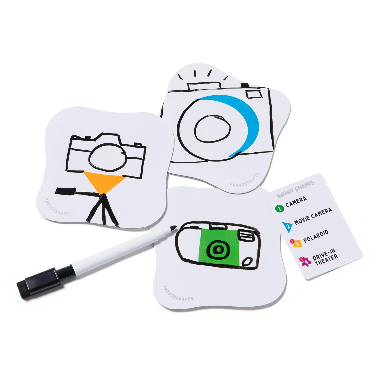 Spin Master Games, Rough Shapes, Quick-Drawing Game for Artists 1, Multicolor