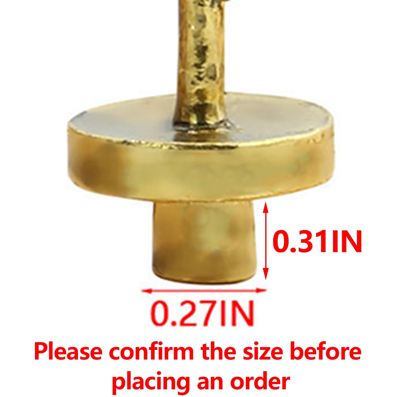 Grhonior 0.27IN-11 Metal Horses Gold 4+Rose 4+Silver 3, 11 Large