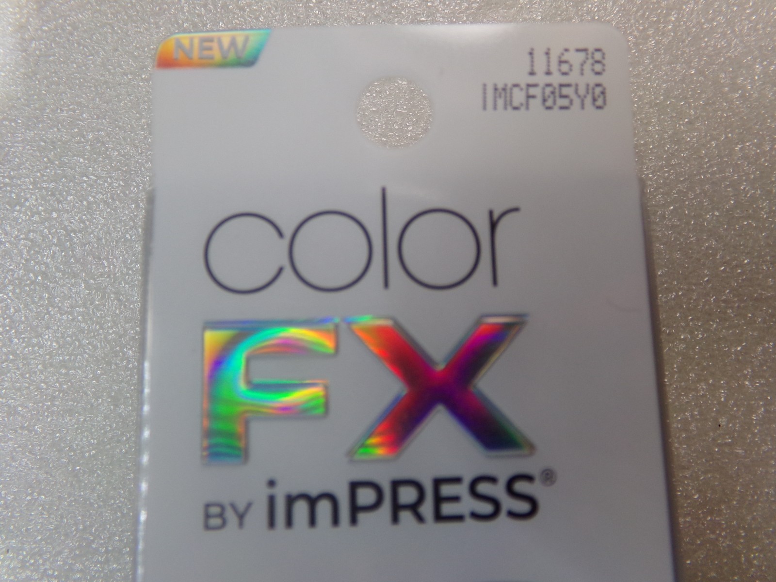 Impress Color FX NAILS Shiny Beach Beige Cats Eye Glue on Medium Magnetic Effect