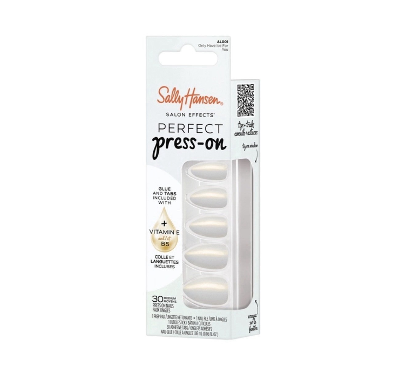 Sally Hansen Salon Effects Perfect Press-On Only Have Ice For You 30 Pieces