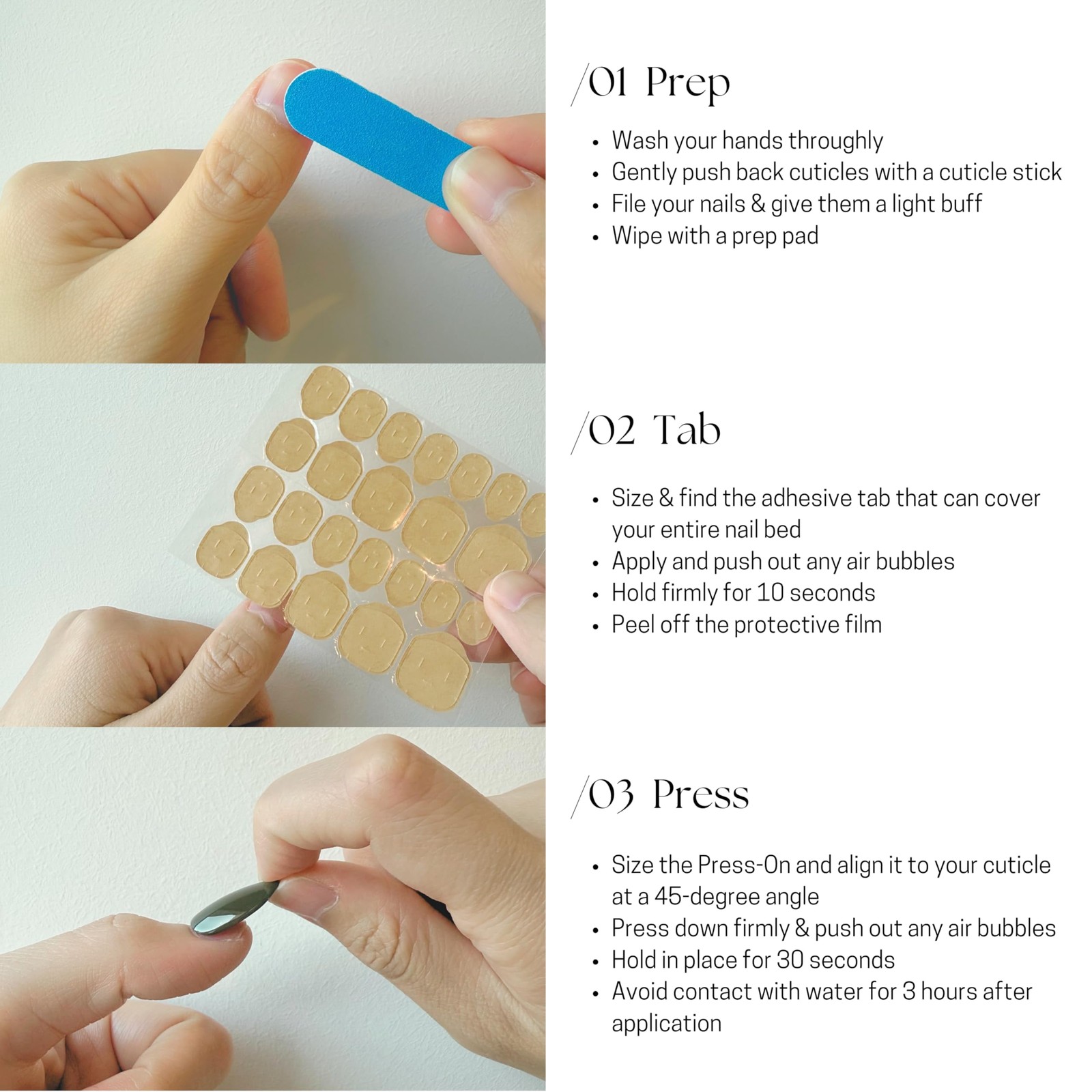 Almond Press On Nails Short | Glitter Cat Eye Nail Tips | Glossy | Acrylic Re…