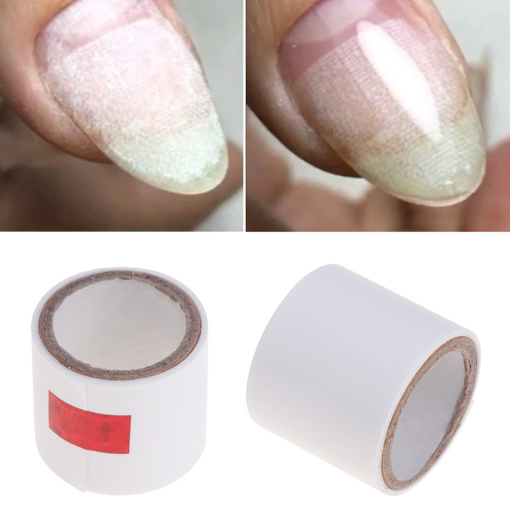 5Pcs Silk Nail Repair Tape White for Acrylic Nail Art Accessories