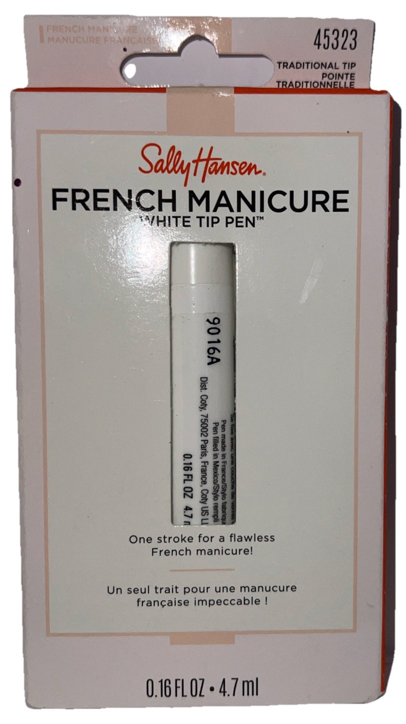 1- Sally Hansen White Traditional Tip Pen FRENCH MANICURE #45323 New See Photos