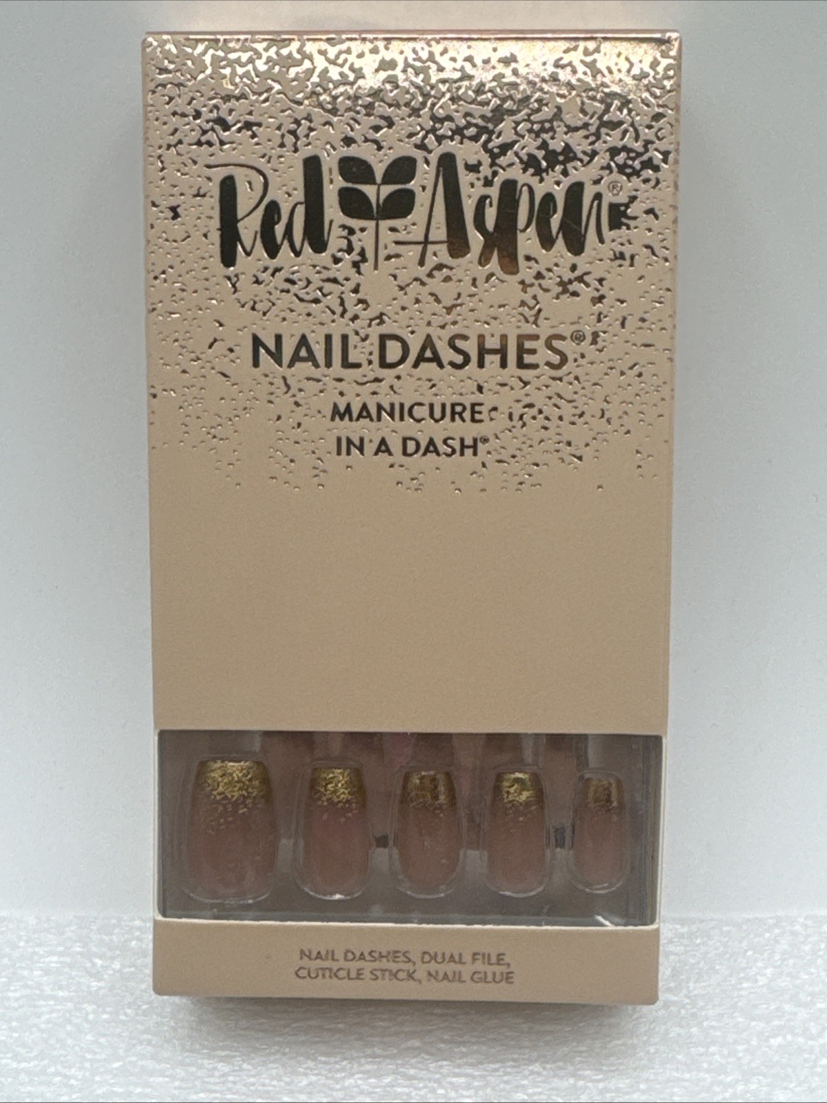 Lot Of 3 Red Aspen Nail Dashes French Manicure Blue Skies, Serendipitous, Bronze