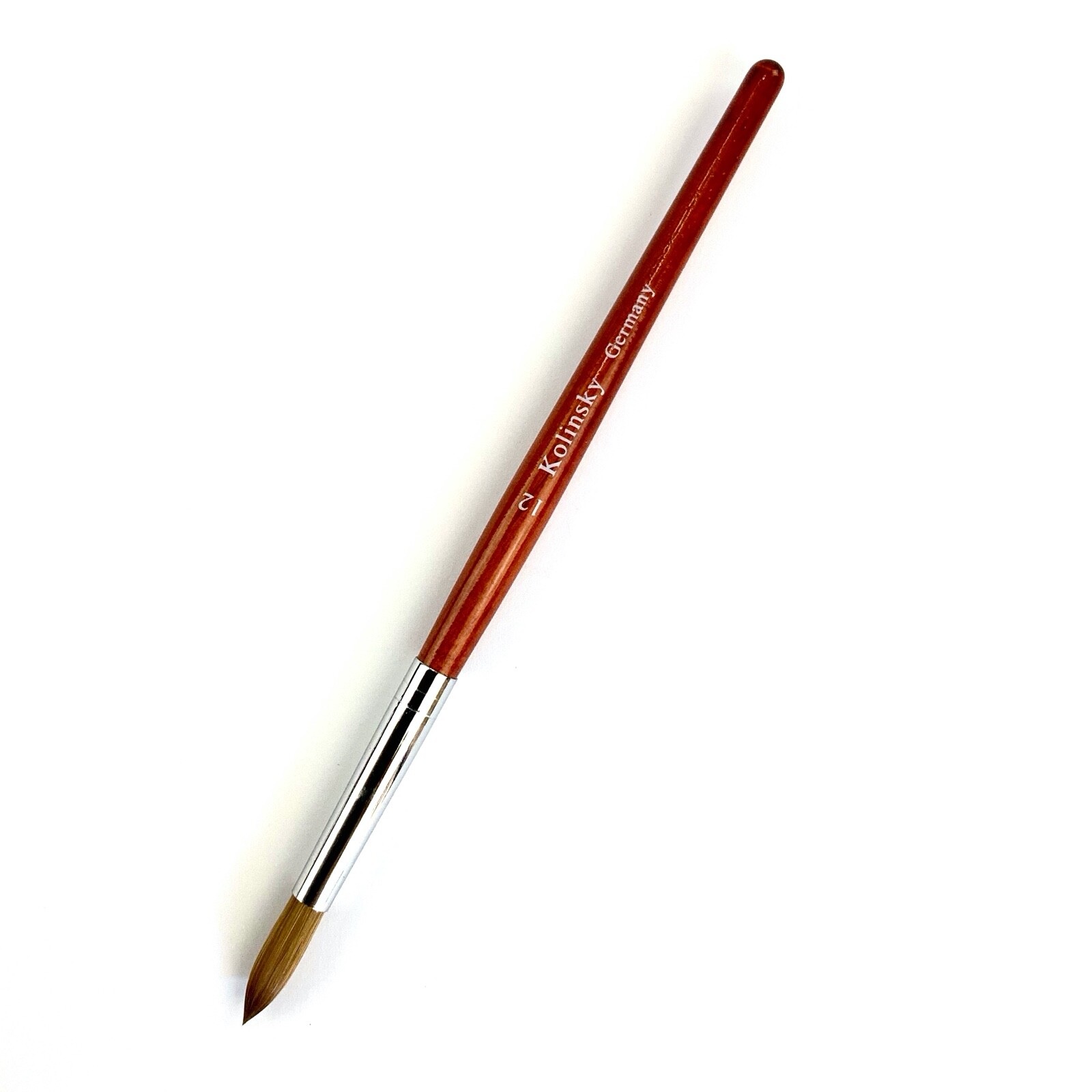 Kolinsky Acrylic Nail Brush Round Wood Handle #12