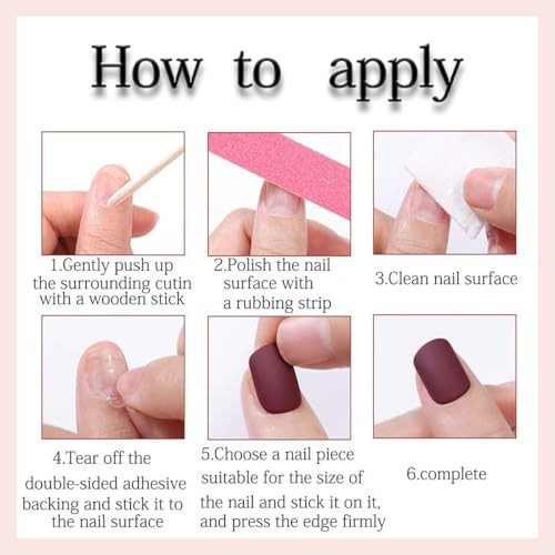 Summer Press on Nails Short – Oval Colorful Cute Fake Nails Press ons Style-12