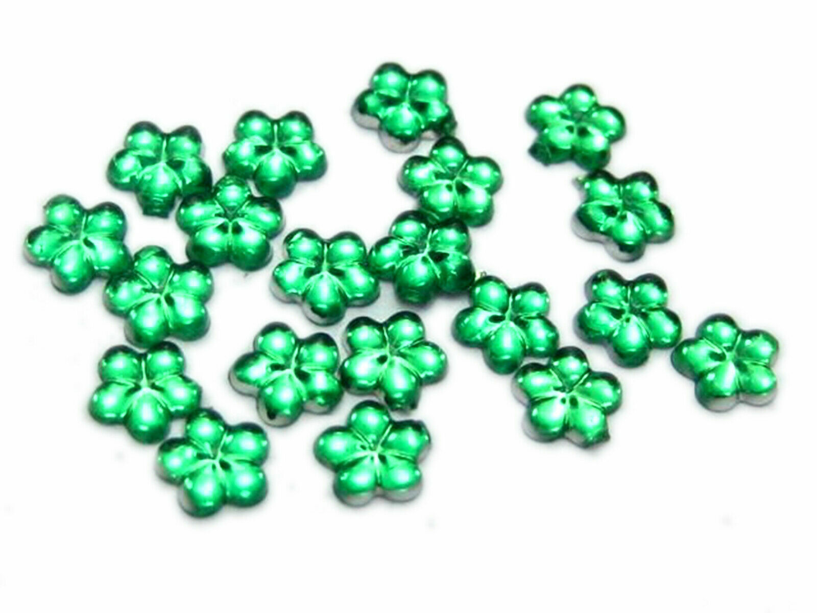 1000 Acrylic FlatBack Mini Flower Rhinestones Gems 4mm Nail Art Tips