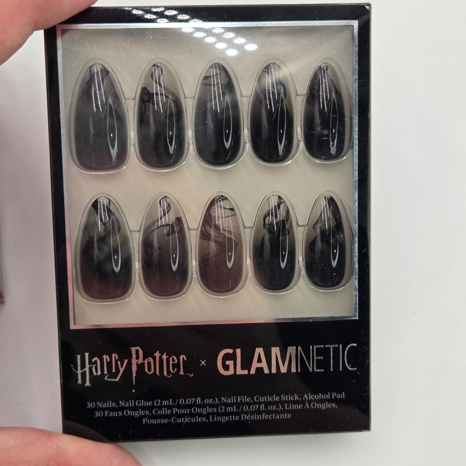 NEW Glamnetic x Harry Potter Press-On Nails 3 Box Bundle Dementor Gryffindor