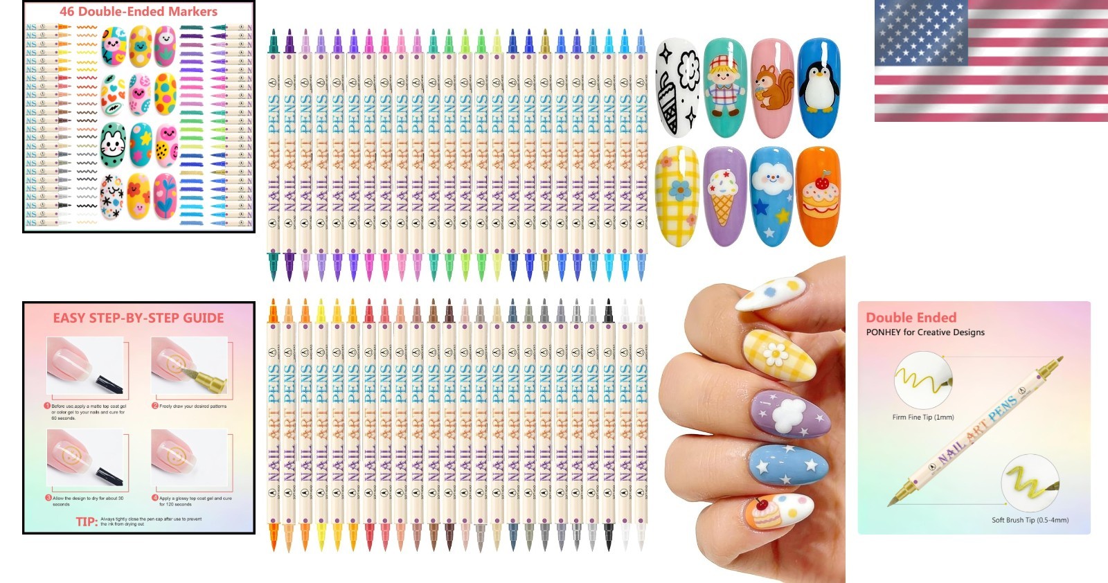 Manicure Tools – Salon Quality Nail Art Drawing Pens