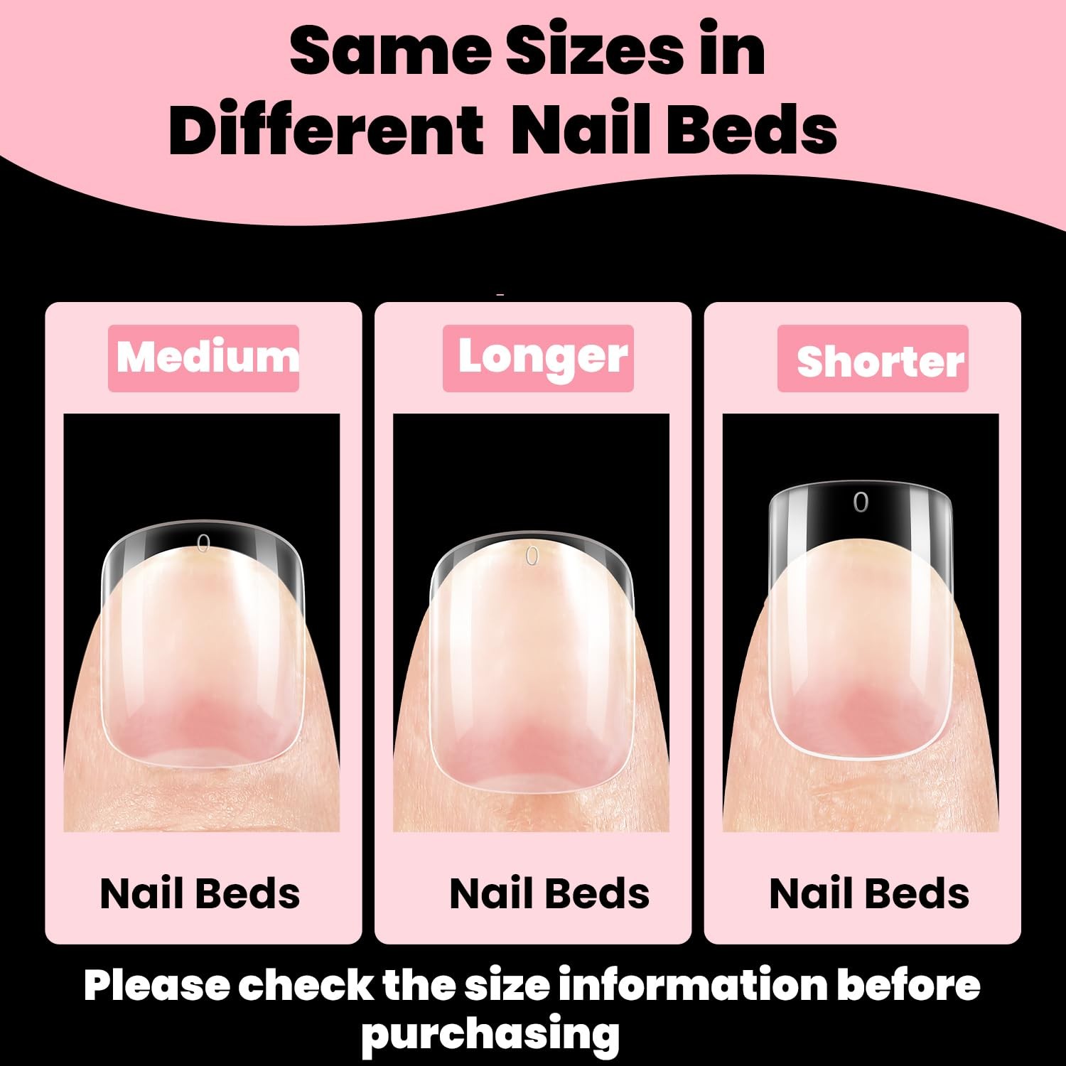 600 Pcs Extra Short XXS Square Nail Tips,SINOKAME Clear Press on Nails for Ki…