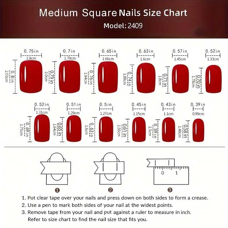 24pcs Medium Square Press-On Nails Set, Colorful Candy Stripes & Glitter Nail