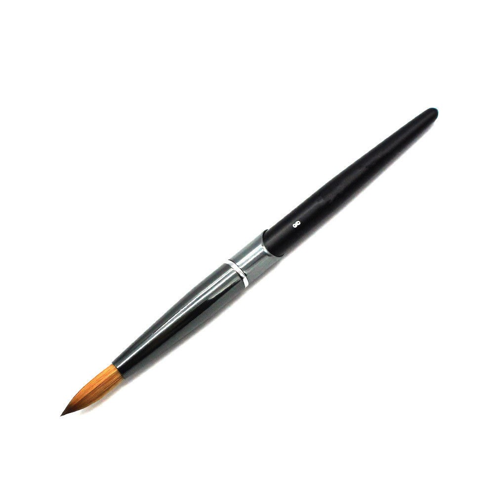 Professional UV Gel Nail Art Nylon Brush Hair Acrylic Nail Painting Brush F