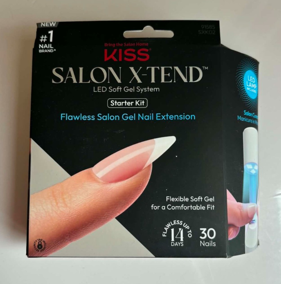 KISS Salon X Tend LED Soft Gel System Starter Kit SXK02 Nail Extension Kit