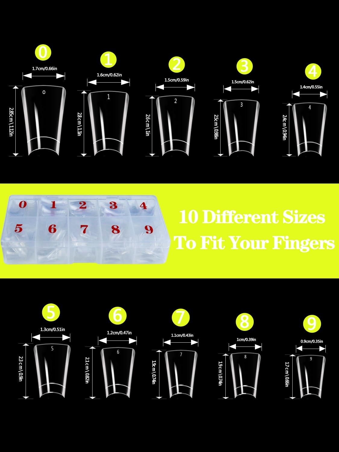 500PCS Duck Nail Tips for Acrylic Nails, Clear Nail Tips Duck Feet Fan Flare …