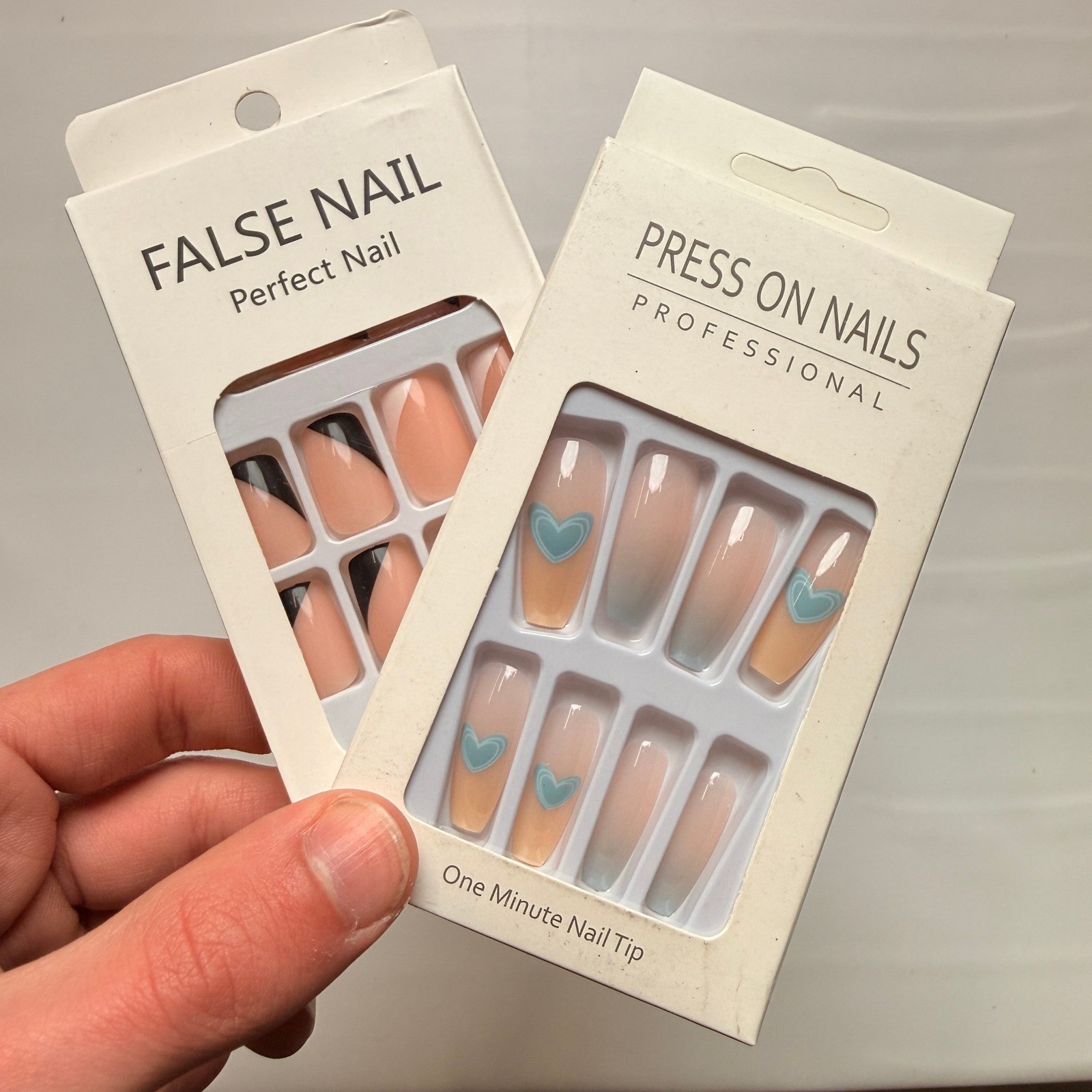 Lot of 10 Pack of 24 New False Press On Nails Assorted Designs and Colors №N47