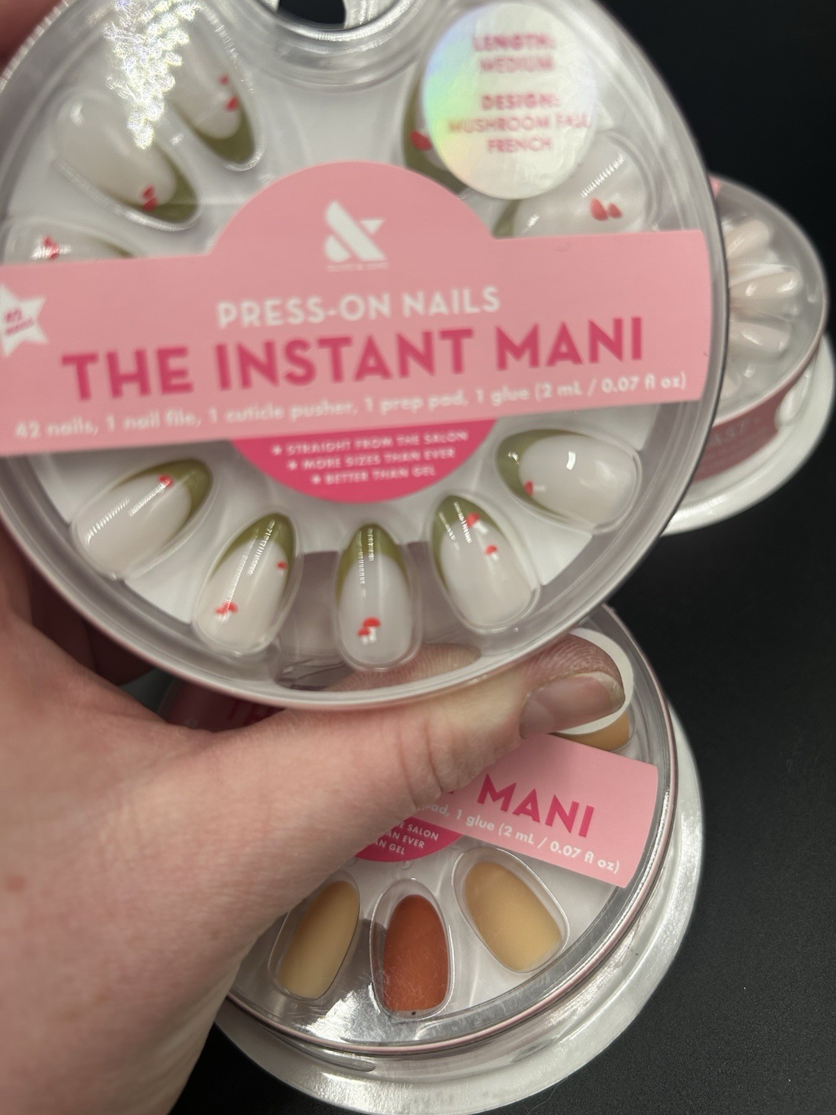 3 Olive & June Press-On Nails Instant Mani Medium (Bundle deal