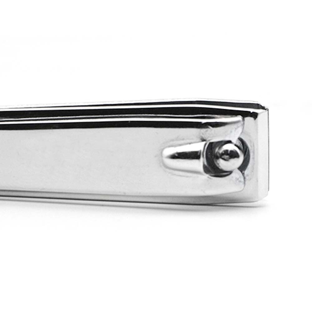 1pc Silver Nail Clipper Finger Toenail Cutter Nail Trimmer Straight Edge