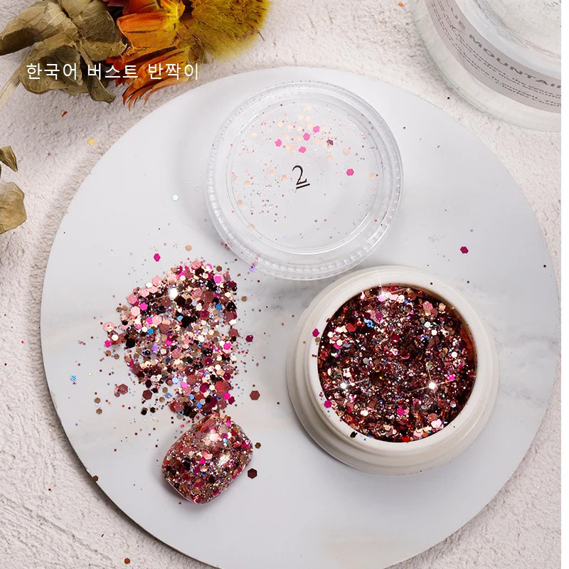 Korean Nail Glitters