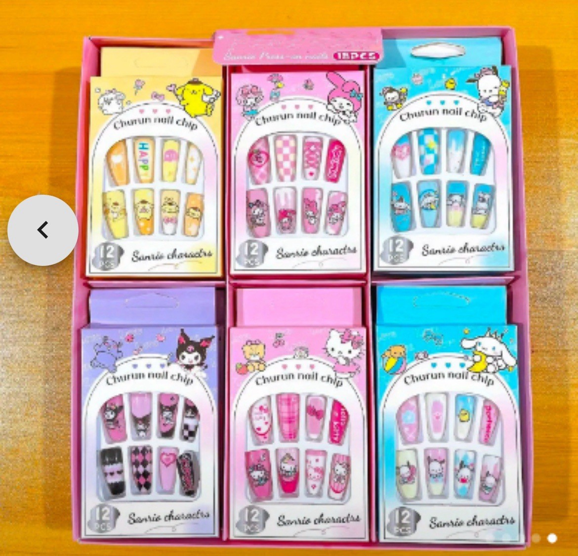 Authentic Sanrio My Melody Press On Nails, One size Fits Most
