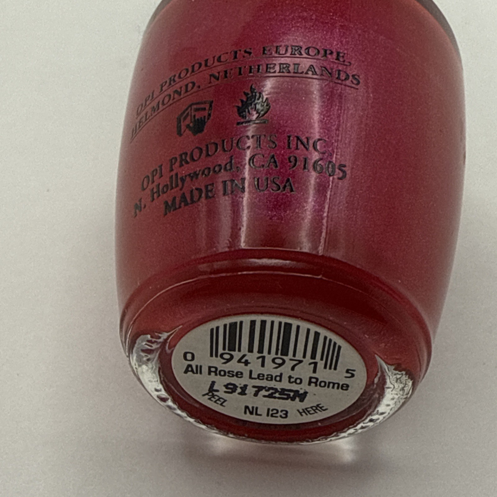 OPI Nail Polish Discontinued All Rose Lead To Rome