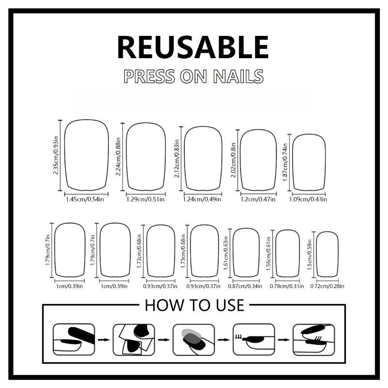 48pcs-Rainbow Drip Press on Nails, Short Square Gradient Pride Fake Nails