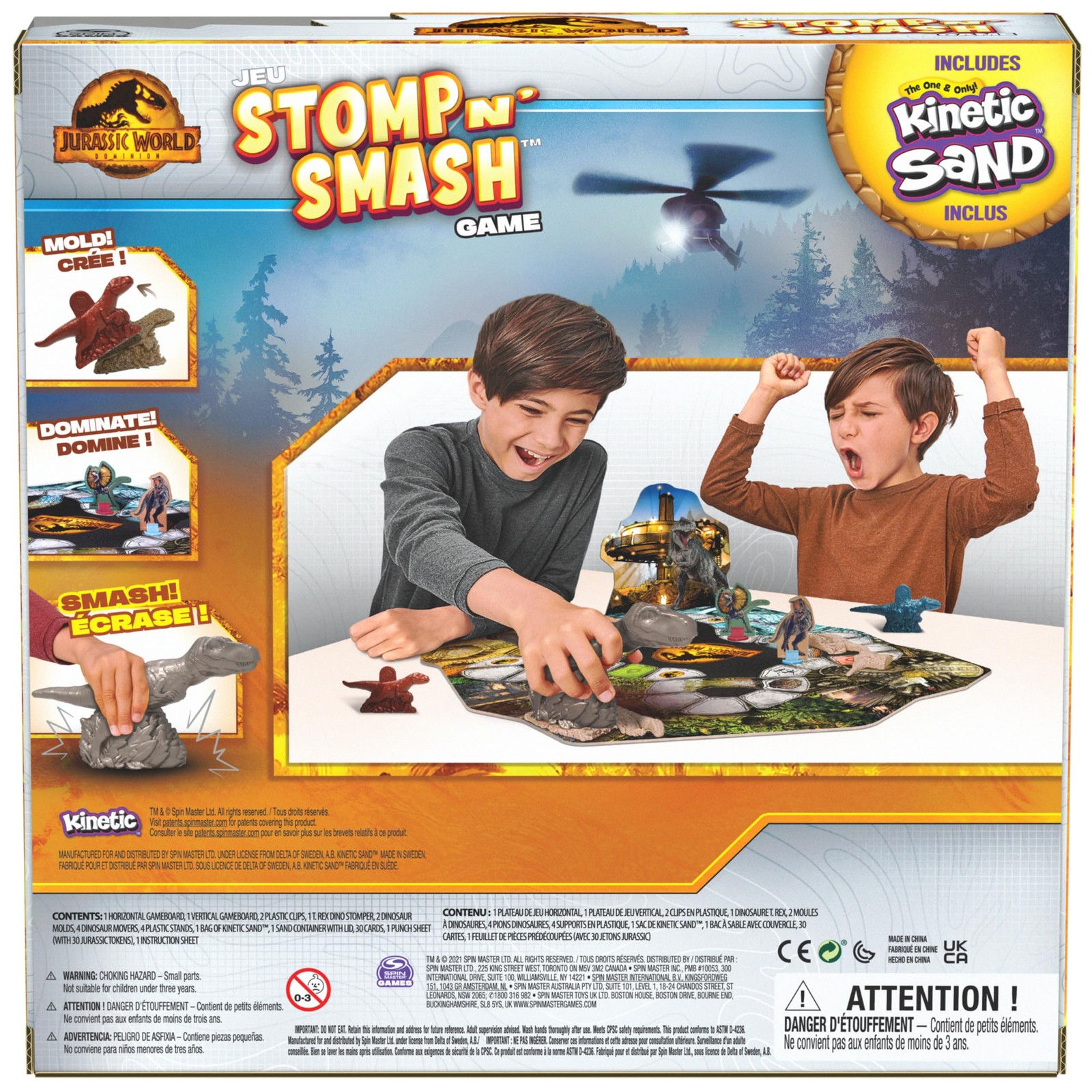 Spin Master Games, Jurassic World Dominion, Stomp N’ One Size, Multicolor