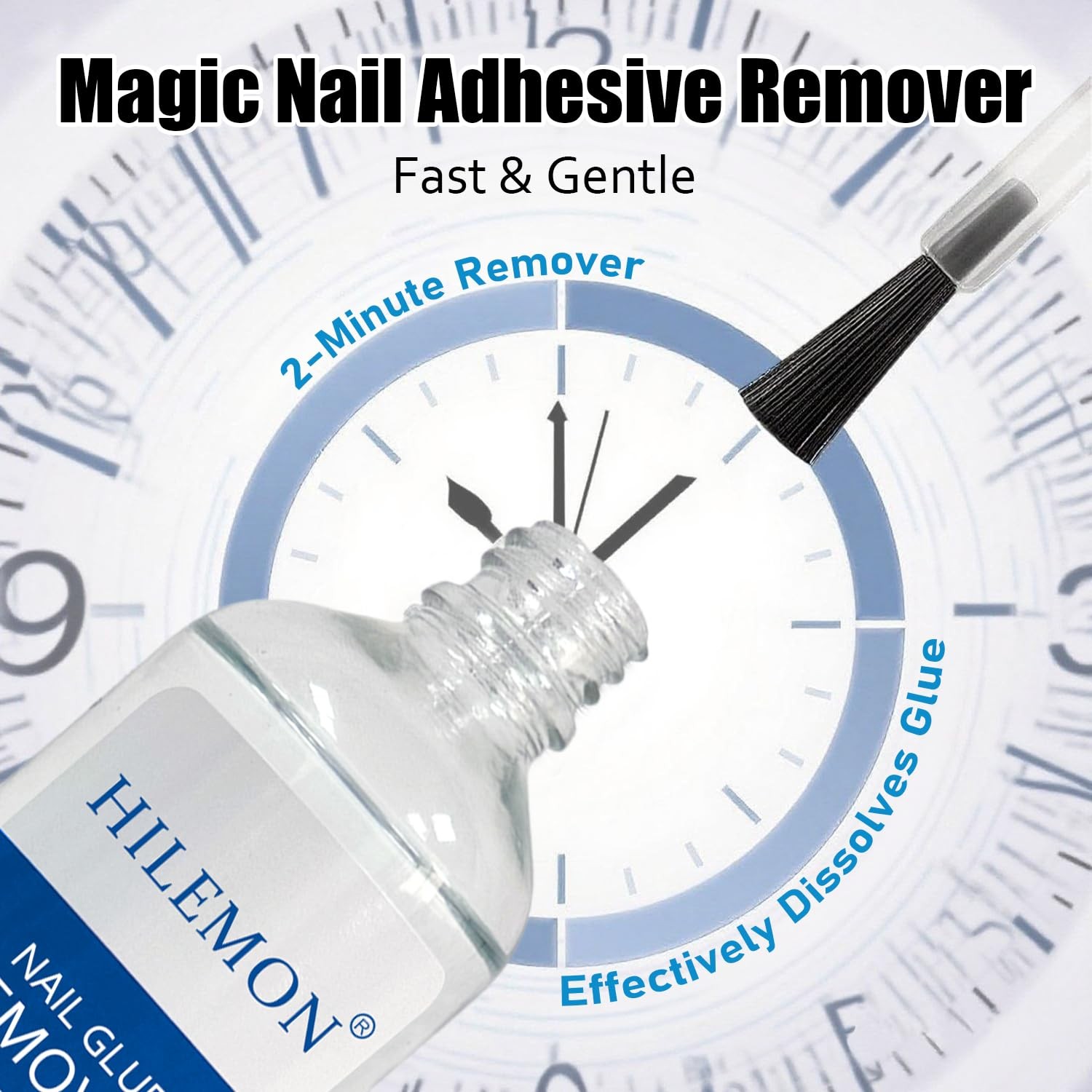 Nail Glue Remover for Press-On Nails, Easy Removal 1 Fl Oz (Pack of 1)
